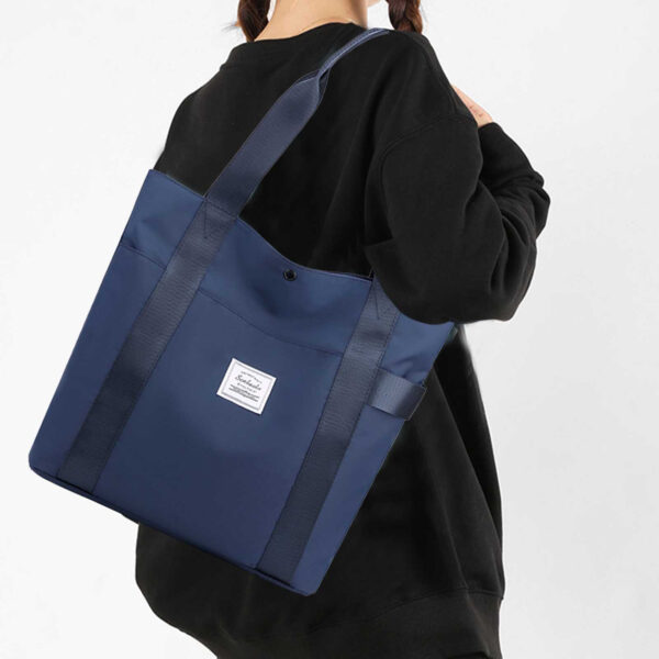Fashion Shopping Bag ( blue color ) - Image 5