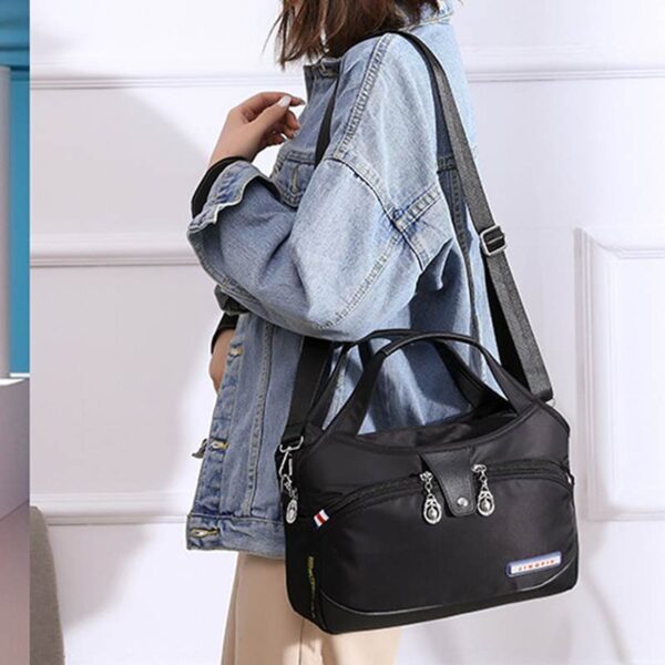 Large Capacity Waterproof Anti-theft Fashion ( black colour ) - Image 3