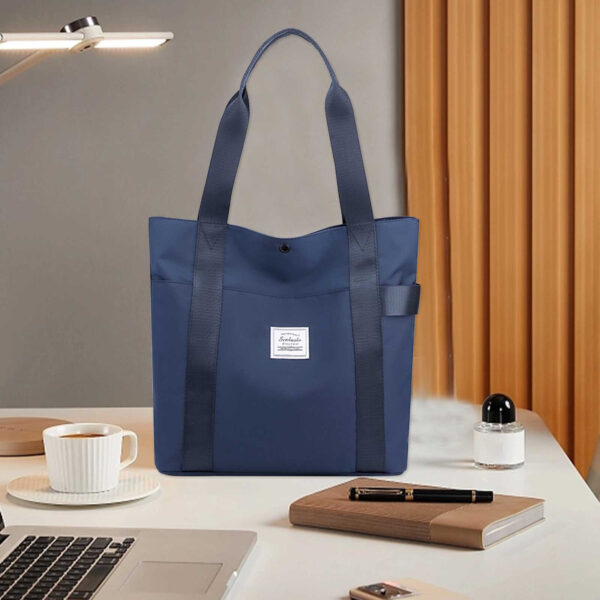Fashion Shopping Bag ( blue color ) - Image 3