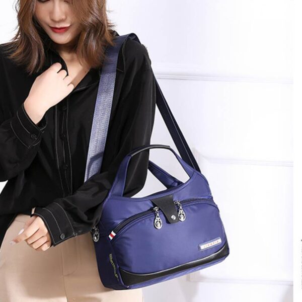 Large Capacity Waterproof Anti-theft Fashion ( blue colour ) - Image 2