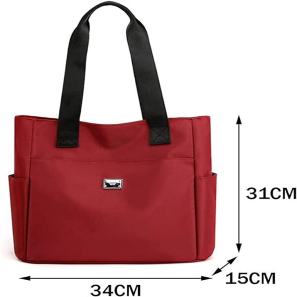 Fashion Shopping Bag ( maroon color ) - Image 3