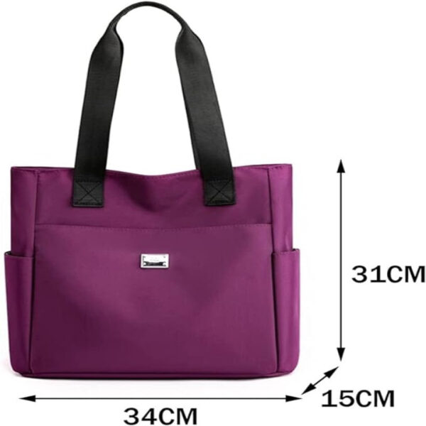 Fashion Shopping Bag ( Purple color ) - Image 3